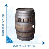 Barrel 'O' Rum cardboard cut-out