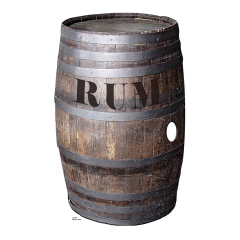 Barrel 'O' Rum cardboard cut-out