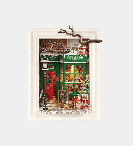 Santa's Toy Shop Miniature House