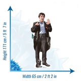 The Second Doctor Who cardboard cut-out