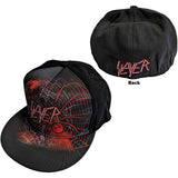 Slayer Snapback Cap: Spiderweb