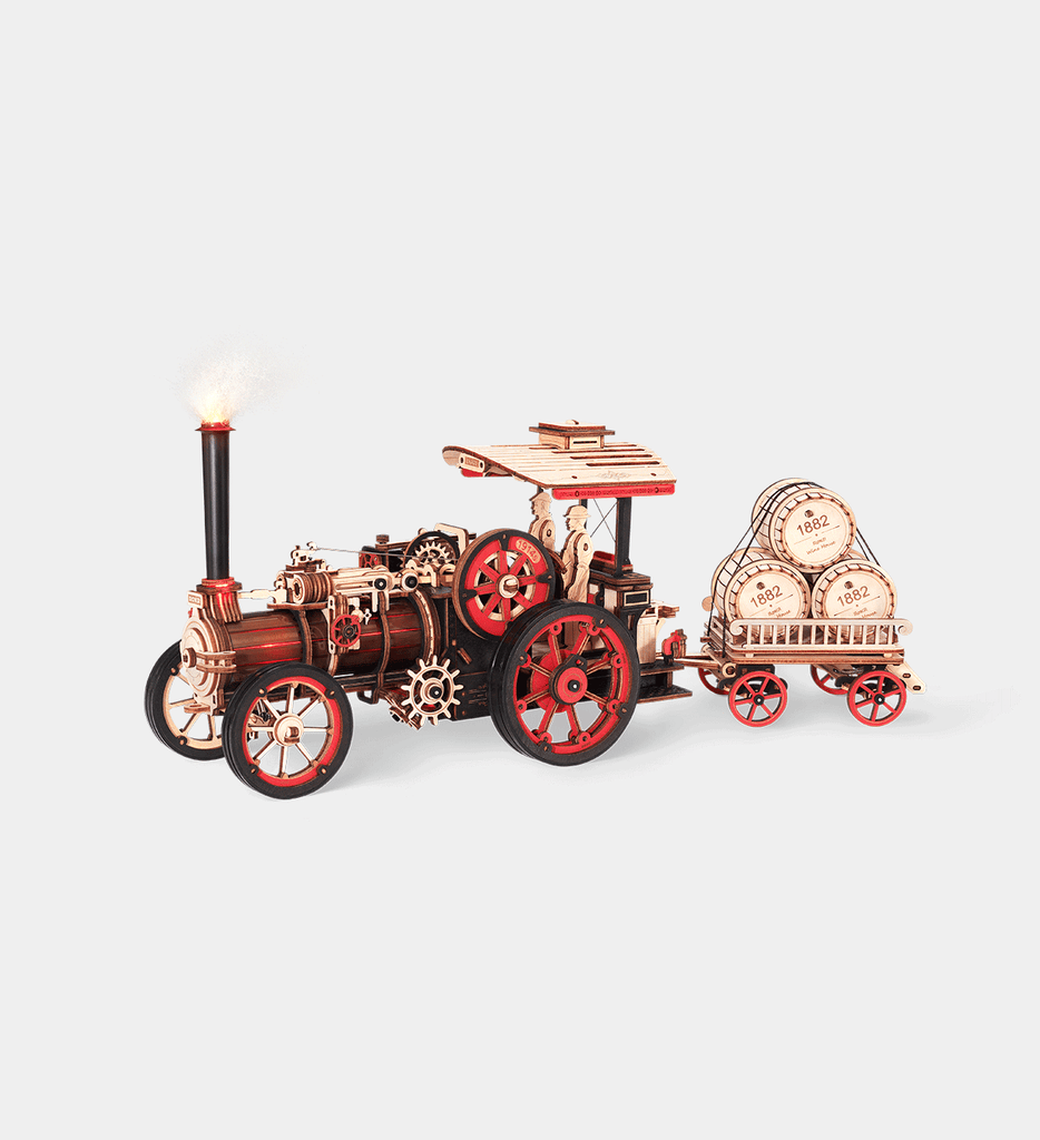 Steam Engine 3D Wooden Puzzle – Gadget Stall