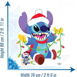 Lilo and Stitch Christmas cardboard cut-out