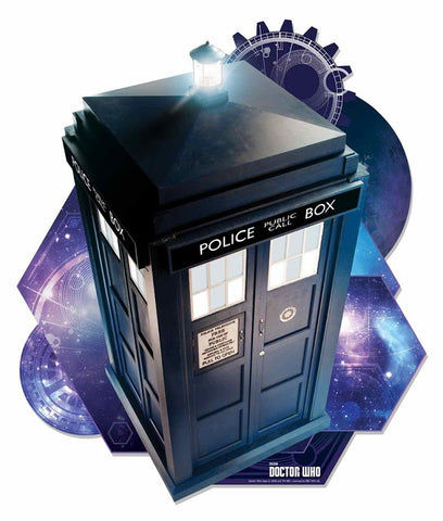 Doctor Who Tardis wall mounted cardboard cut-out