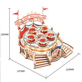 Tilt-A-Whirl Music Box