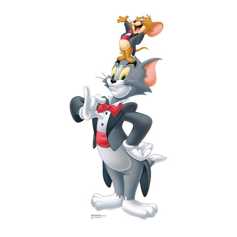Tom and Jerry in a Tuxedo cardboard cut-out