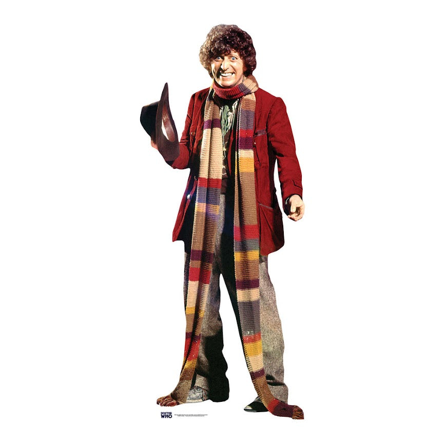Tom Baker Sticker Tom Baker Doctor Who cardboard cut-out – Gadget Stall