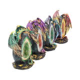 Geode Keepers Light-Up Dragon Crystal Figurines