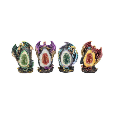 Geode Keepers Light-Up Dragon Crystal Figurines