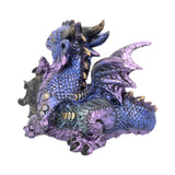 Tyrian Metallic Dragon Figure