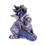 Tyrian Metallic Dragon Figure