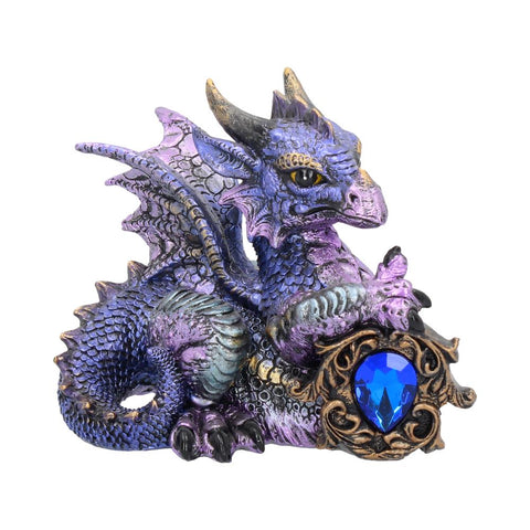 Tyrian Metallic Dragon Figure