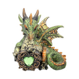 Malachite Metallic Dragon Figure
