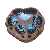Tracks of the Wild Paw Print Incense Burner