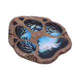 Tracks of the Wild Paw Print Incense Burner