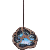 Tracks of the Wild Paw Print Incense Burner