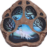 Tracks of the Wild Paw Print Incense Burner