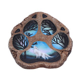 Tracks of the Wild Paw Print Incense Burner