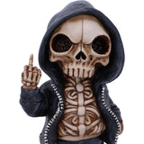 Flip the Bird Street Art Inspired Reaper Figurine