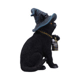 Familiar Witch Cat Lantern Figurine