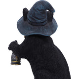 Familiar Witch Cat Lantern Figurine