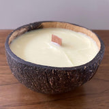 Citronella Scented Coconut Shell Candle