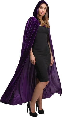 Velvet Hooded Cloak costume