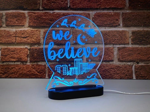 We Believed Multi-coloured LED Light