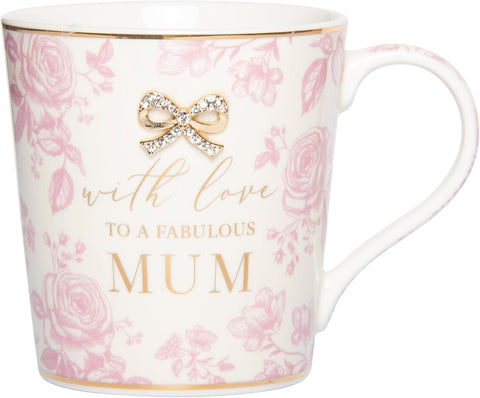 "With Love For a Fabulous Mum" Fine China Mug