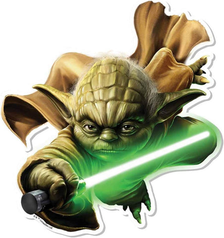 Star Wars Yoda wall art cardboard cut-out