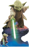 Star Wars Yoda cardboard cut-out