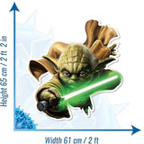 Star Wars Yoda wall art cardboard cut-out