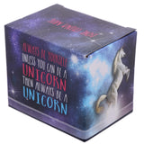 Lauren Billingham Majestic Unicorn Mug rear of box
