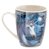 Unicorn Porcelain Mug Side View