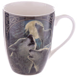 Wolf Song Porcelain Mug - Lisa Parker Licensed Design side view