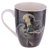 Wolf Song Porcelain Mug - Lisa Parker Licensed Design Side view
