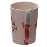 Builder Decal with Pliers Shapped Handle Mug - handle view