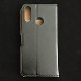 Rear view of book wallet phone case