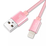 iPhone and iPad Lightning Fast Charge Cable - Sync and Charge Rose gold colour