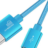 iPhone and iPad Lightning Fast Charge Cable - Sync and Charge Light Blue
