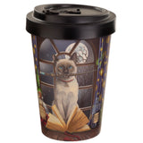 Bamboo travel mug with lid hocus-pocus cat Design