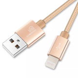 iPhone and iPad Lightning Fast Charge Cable - Sync and Charge gold colour
